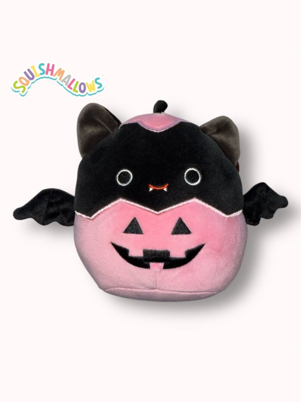 NWT 5" Emily the bat in pumpkin Squishmallow